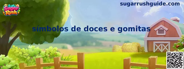 Guía visual de símbolos de dulces y gomitas en Sugar Rush