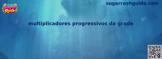 Ejemplo visual de multiplicadores progresivos de la cuadrícula en Sugar Rush